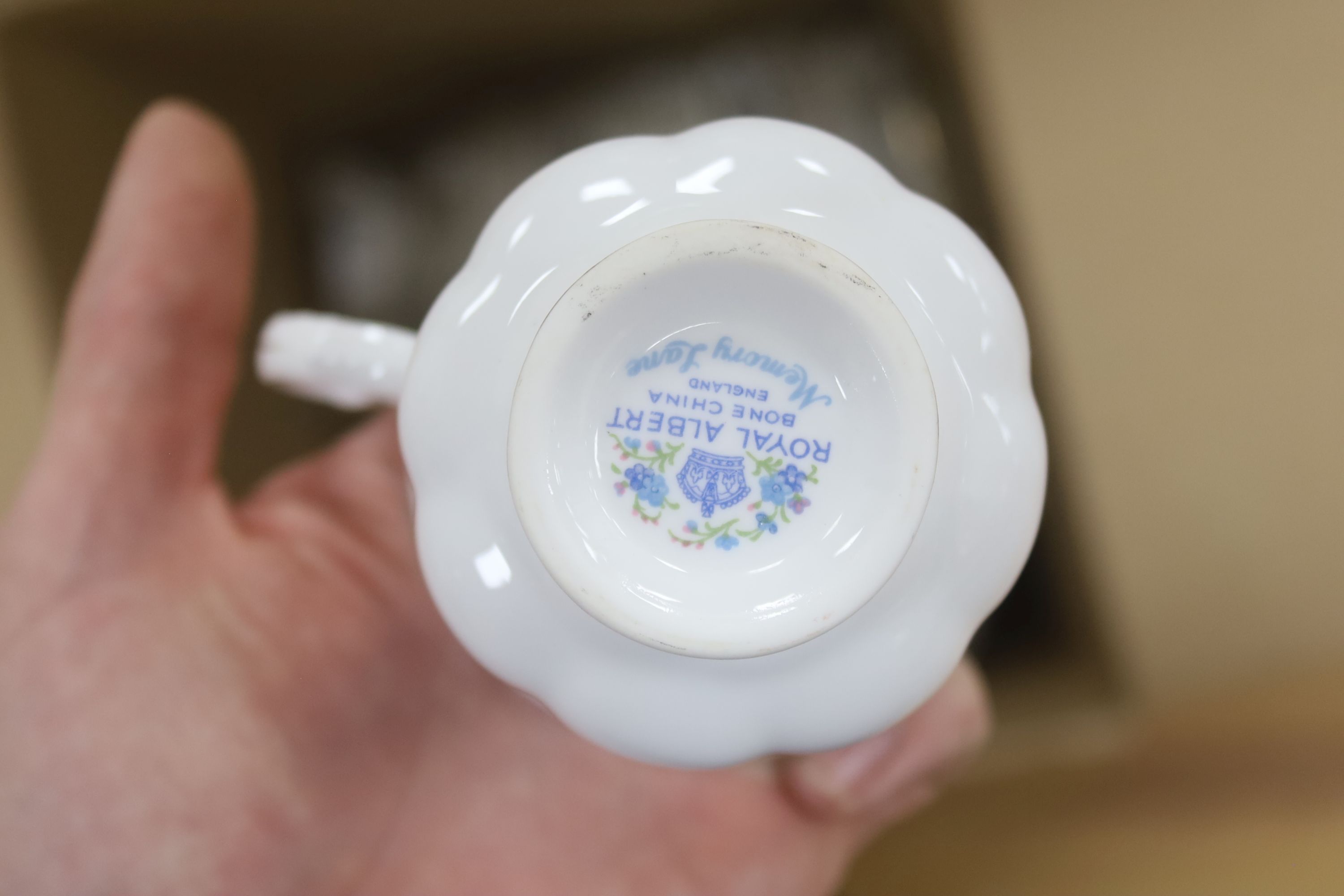 A Royal Albert Memory Lane tea service for eight